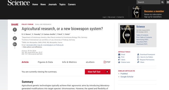 「ついに米軍が昆虫を生物兵器に使いそう」学者が告発！ 運び屋の虫が病気をバラまき遺伝子強制変換… 影響は未知数!?の画像3