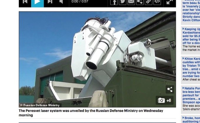 0.5秒で標的破壊、ロシアが最凶新型レーザー兵器「ペレスヴェート」実戦配備！ プーチンが第三次世界大戦に緊急支度！の画像1