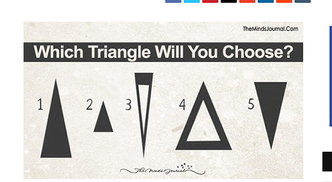 【心理テスト】選んだ三角形でわかる「本当の性格診断」がマジで当たる！ 偉業を成し遂げるタイプは…!?の画像1