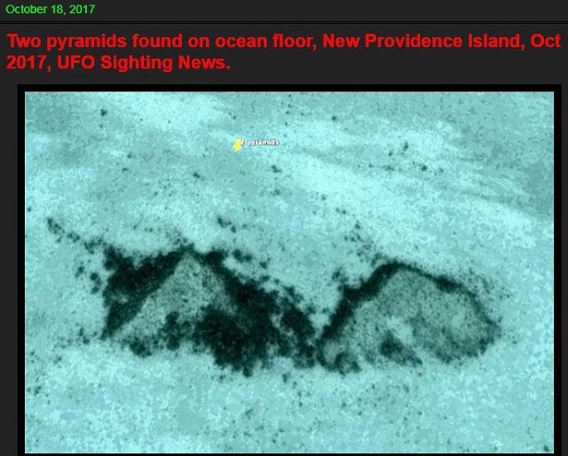 カリブ海で巨大海底ピラミッドが2つ発見される！ グーグルアースが激撮、マヤ・アステカ文明と関連「地球最古の建造物かも」の画像1