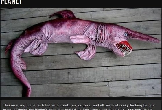 地球は悪魔とエイリアンで満ちていた？この世のものとは思えない異形の生物8選の画像7