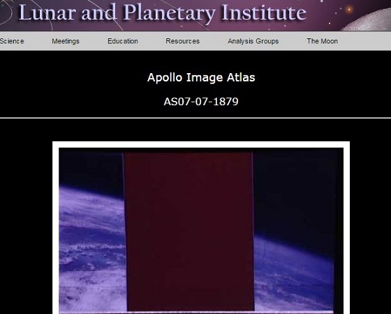 アポロ7号が撮影した公式画像に「謎の輪」か？  47年前に撮影されたUFOとは？の画像3