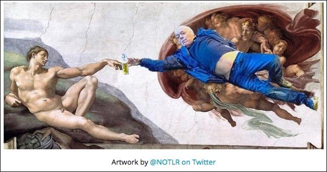 3万RTされた醜態ルネッサンスが素晴らしすぎる！ 酔っぱらいおじさんが神に大変身ッ！の画像6