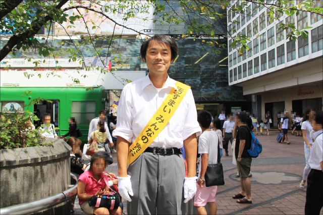 渋谷駅ハチ公前に「叫び続ける男」が出現中！ 一体何者なのか直撃インタビュー!!の画像1