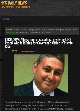 UFO研究家が知事選に立候補！なぜか性的虐待疑惑も…＝プエルトリコの画像2