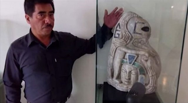 古代マヤ文明はエイリアンに支配されていた!? 1600年前のグレイ・タイプの像が発掘され動揺広がる＝メキシコの画像1