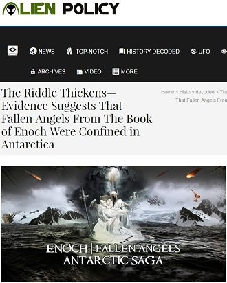 南極に堕天使が閉じ込められていることが謎の重力異常で判明か!? 禁断の聖典『エノク書』の記述と完全一致！の画像1