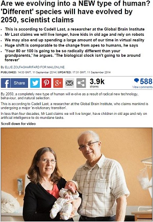 2050年までに人類はニュータイプに進化する？赤い目を持ち、寿命は120歳になる（科学者談）の画像1