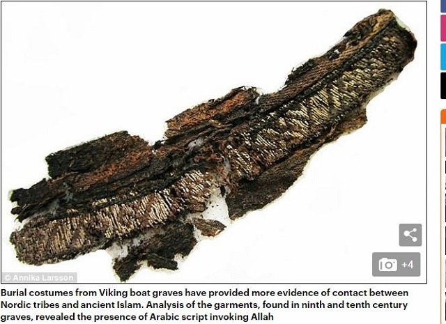 北欧バイキングはイスラム教徒と交易していた！ 衣類に織り込まれた謎の文字をめぐり世界的ガチ激論に発展！の画像1