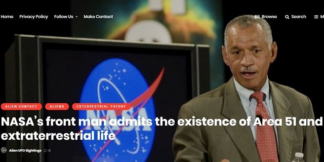 ついに元NASA長官が断言「宇宙人の存在を確信している」！ エリア51、意外な火星問題、エイリアンも…の画像1