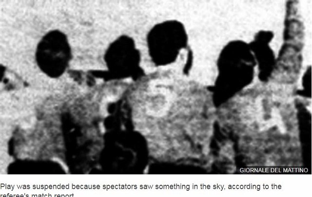 64年前にUFO出現でプロサッカーの試合が延期、写真も残存！ 町中が目撃、選手「あれは宇宙人だった」の画像1