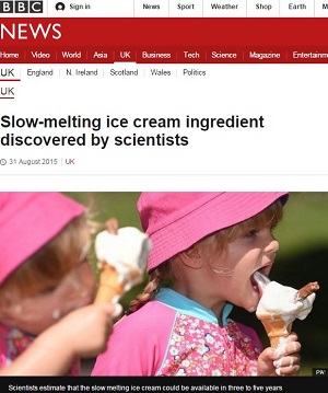 溶けないアイスクリームが完成間近!! 日本人が大好きな●●が開発のカギ!!の画像1