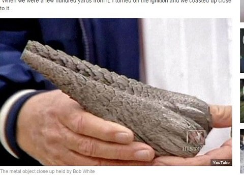 UFOが落とした謎の物体？宇宙人存在の証拠が一転、実際は？の画像1