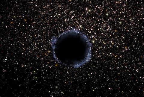 ブラックホールの中心にはワームホールがあり通り抜けて向こうの世界に行けるの画像1