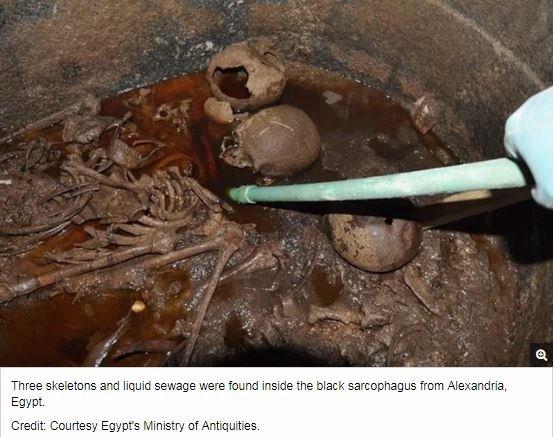 開封された古代エジプト「黒い石棺」が謎すぎて眠れなくなるレベル！ 3体の小さな遺骨、汚水、呪い… ミステリーまとめの画像3