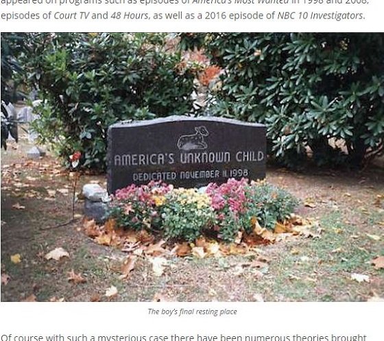 全米最恐の未解決事件「箱の中の男の子」とは!? FBI・医師・霊能者も諦めた不気味すぎる遺体の画像4