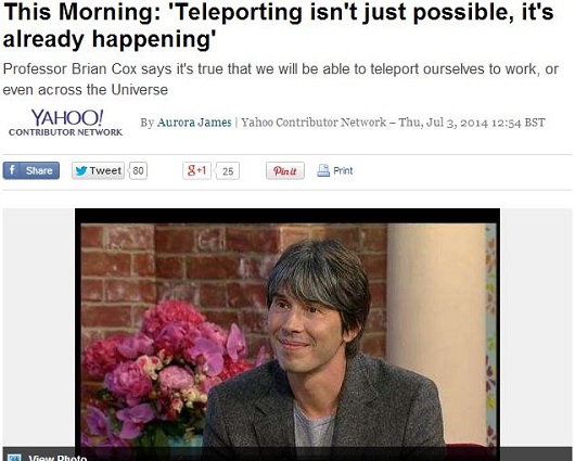 物理学者「テレポートは既成事実」テレビ番組で主張！ 「スタートレック」の世界はもう現実に？の画像1