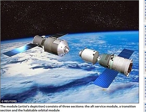 中国の宇宙ステーションが制御不能で2017年に地球落下！ 当局は「今後も打ち上げる予定」の画像2