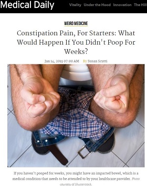 1週間ウンチをしないとどうなる？ あなどってはいけない便秘の恐怖！の画像1