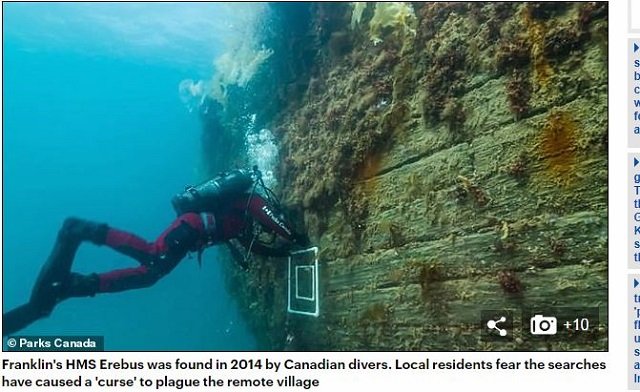 世界一怖い呪いが去年から復活中！ 129人が全滅「北極探検の呪い」にイヌイット長老やカナダ政府も危惧、非人間的存在が…の画像3