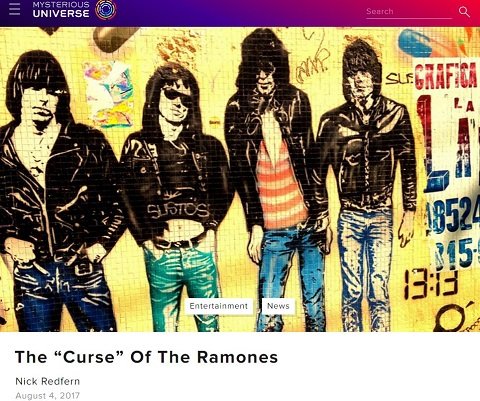 バンドメンバーが全員死んだラモーンズの呪いとは？ 黒づくめの男が雷鳴とともに死の宣告をしていた！の画像3