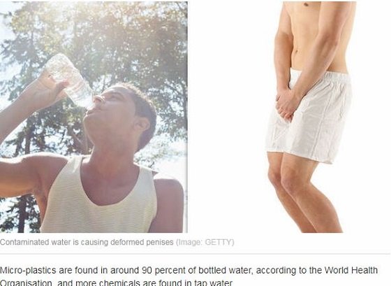 汚染水のせいで男たちのペニスが変形中！ 飲料水や歯磨き粉にも危険物質…マイクロプラスチック問題が深刻！の画像1