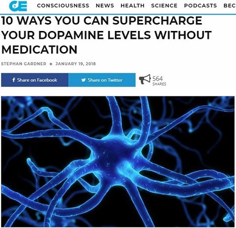 ドラッグなしで脳内ドーパミンを増やす10の方法！ お手軽に幸福感が超絶アップ、人生が変わる！の画像1