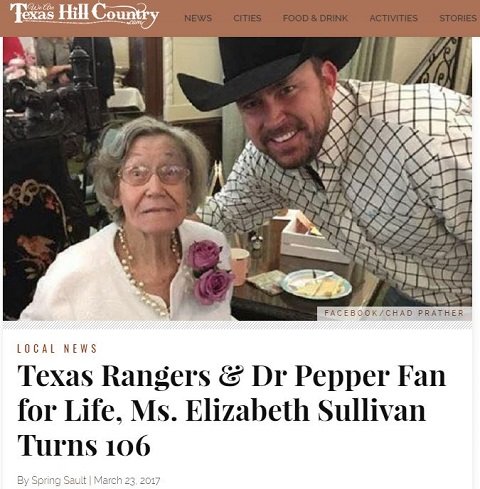 106歳のお婆ちゃんが不健康すぎる長生きの秘訣を暴露！「1日3本ドクターペッパー」「飲むなと忠告した医者は皆死んだ」の画像2