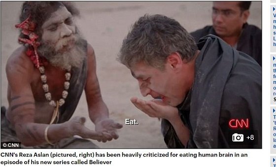 CNNレポーターが人間の脳を食べ、グルは脱糞…！ インドの死体崇拝カルト「アグホリ」取材に非難殺到！の画像1