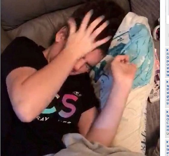 学校の試験のストレスから「1日50回痙攣＆失神」する娘の動画がヤバイ!! 全国統一テストの負荷が強すぎて…の画像3