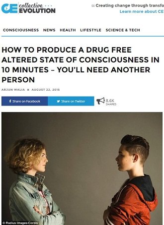 他者と10分間見つめ合うと幻覚体験・体外離脱することが判明！ メカニズム不明の「アイコンタクト・パワー」の画像1