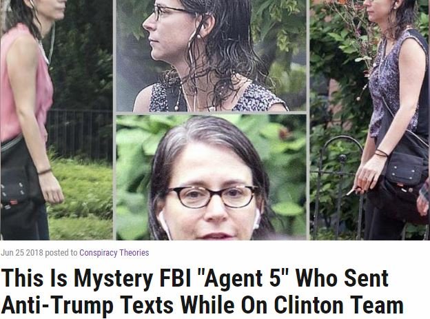 ヒラリー支持で暗躍した謎のFBI「エージェント5」の正体が暴露される！ くそトランプと罵り… ヤバすぎる素顔とは!?の画像1