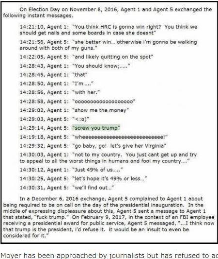 ヒラリー支持で暗躍した謎のFBI「エージェント5」の正体が暴露される！ くそトランプと罵り… ヤバすぎる素顔とは!?の画像2