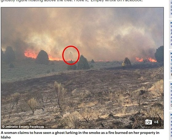 幽霊か、守護霊か、神の啓示か!? 山火事で「死を覚悟した」夫婦が出会った巨大な人影の画像2