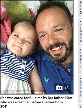 1日300回のてんかん発作に苦しむ4才幼女、亡くなる2日前の写真が泣ける…の画像4