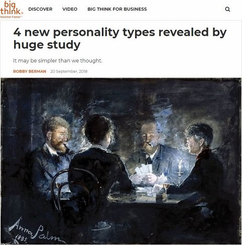 人間の性格は誰でも「4つのタイプ」に分けられることが科学で新判明！ 性格分析でユング以来の劇的進展の画像2