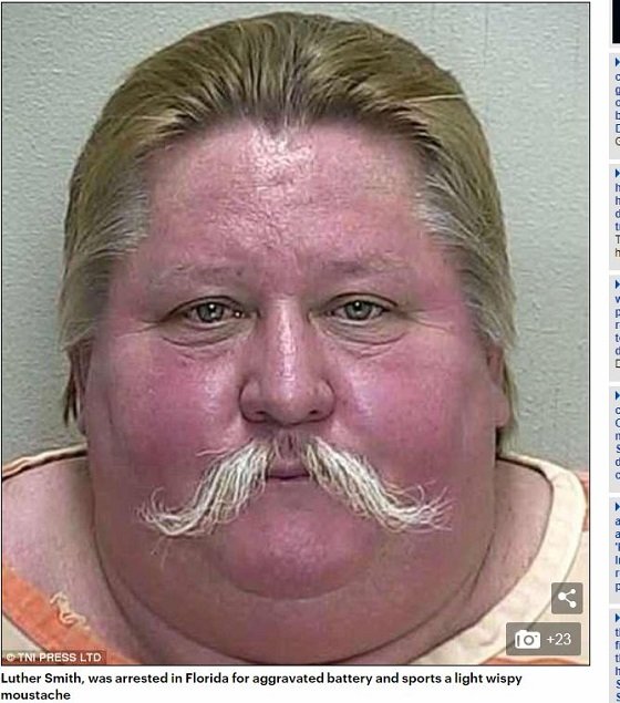 面白すぎる顔の米犯罪者マグショット11連発！ 完全に目がイッてる女やチョビ髭男がキョーレツすぎる！の画像6