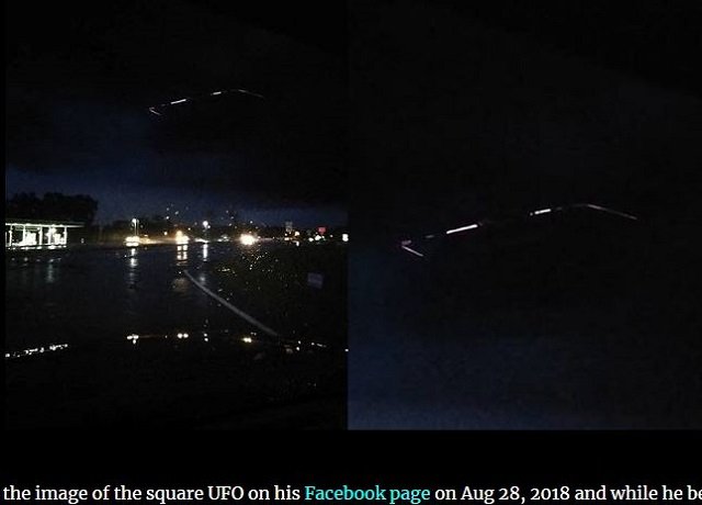 嵐を発生させる巨大プレート型UFO出現！ 軍の秘密兵器か… 撮影者「身の危険感じた」の画像2