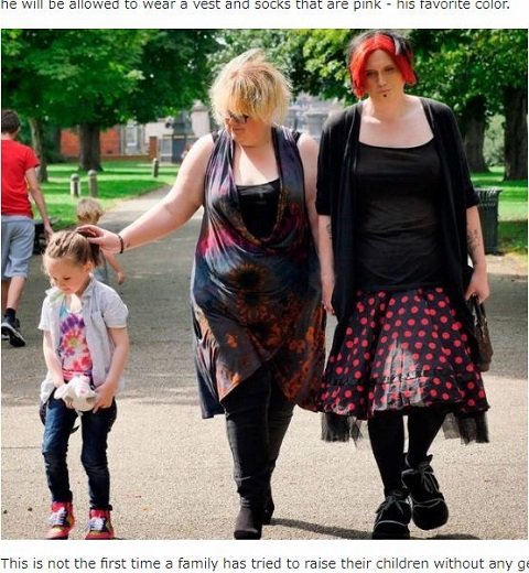 パパがママで、ママがパパな「ジェンダーフリー家族」の子どもが中性になっていた！ 性を超越した3人が未来的！の画像4