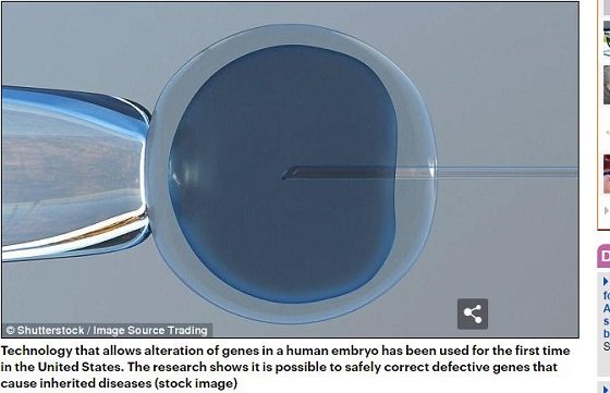 成功した「ヒト胚の遺伝子編集」は潜在的な大量虐殺の兵器になるか？ 人類総ナチス時代到来の危険も＝アメリカの画像2