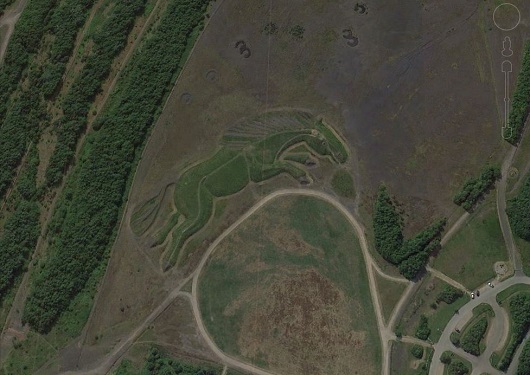 グーグルマップ上に突如現れた「猫の地上絵」！　誰が、何の目的で!?の画像2