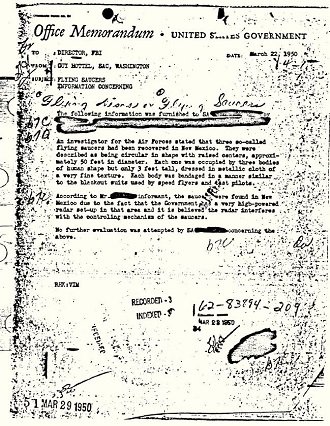 3機のUFOと9体のエイリアンを米軍が回収か？ FBI署長が長官に送った第2のロズウェル事件メモ「ガイ・ホッテル文書」の謎！の画像1