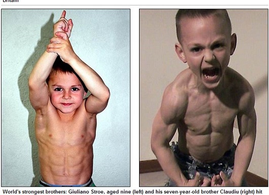 世界一強い9歳と7歳の兄弟ボディービルダー！ 大人顔負け、ギネス記録さえ持つ驚異の肉体!!の画像2