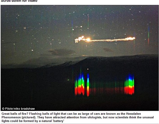 UFOか、巨大天然電池か？ ノルウェーの村に連続出現した光球「ヘスダーレンの光」の謎に科学者が迫る!!の画像1