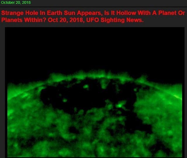 ついに太陽のフタが開いた可能性！ 中は空っぽでエイリアン惑星が…「太陽空洞説」に進展か!?の画像1