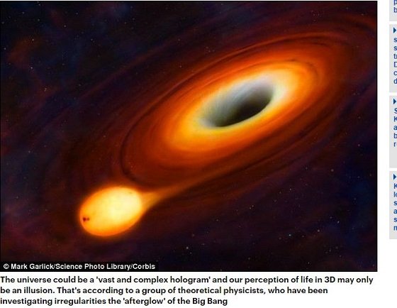 「この宇宙は複雑な二次元世界、3D映画のようなもの」英物理学者らが主張！ ホログラフィック宇宙論の復権か？の画像3