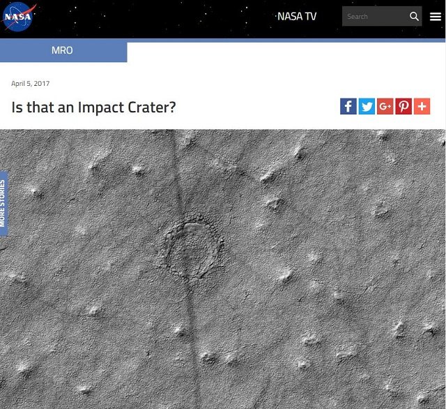 NASAが困惑「火星で謎すぎるクレーター」が発見される！ 秘密地下基地への出入り口か？UFO着陸痕か!?の画像2