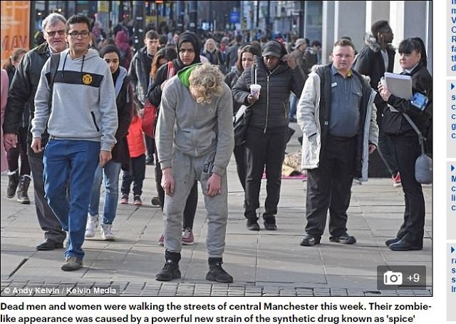 成分不明・影響不明の世界最凶危険ドラッグ「ブラックマンバ」が蔓延、死人続出中！ 中毒者の奇行が超ヤバい＝英の画像1