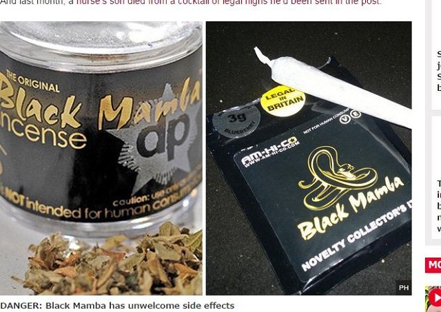 成分不明・影響不明の世界最凶危険ドラッグ「ブラックマンバ」が蔓延、死人続出中！ 中毒者の奇行が超ヤバい＝英の画像3