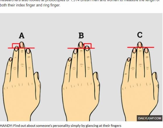 人差し指よりも長い薬指を持つ子どもは自己中で攻撃的!?  モノを独り占めする傾向…実験で判明！の画像1